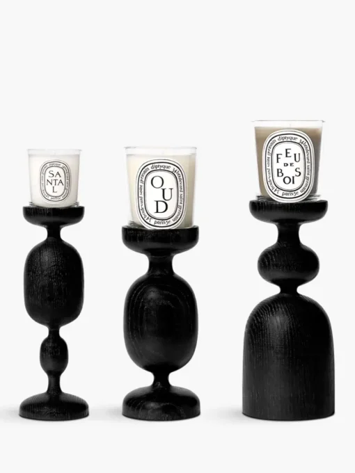 Diptyque Black Column Candle Holder For classic candles