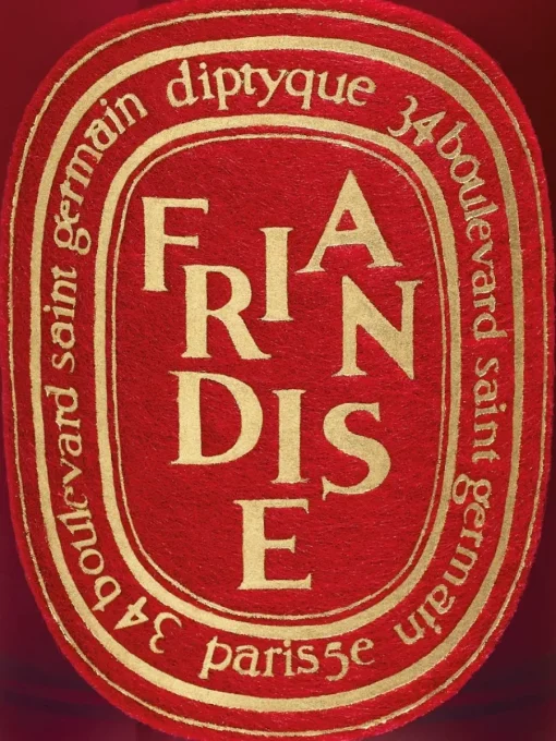 Diptyque Friandise (Sweet Treat) Classic candle with golden lid